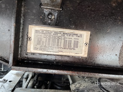 2019 Utility 53 ft T/A Flatbed Trailer