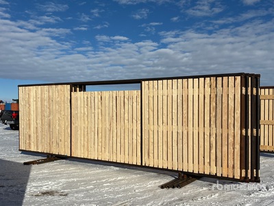 Quantity of (4) 23 ft 7 in Windzaun