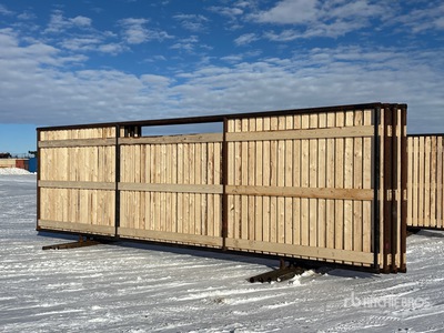 Quantity of (4) 23 ft 7 in Windzaun