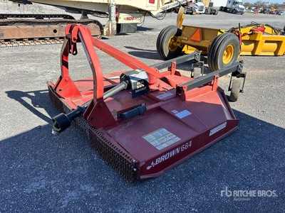 Brown 684 3-Point Hitch Broyeur a Lame