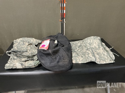 (8) ICS Improved Combat Shelters, (44) Tarpaulins & Assorted Items