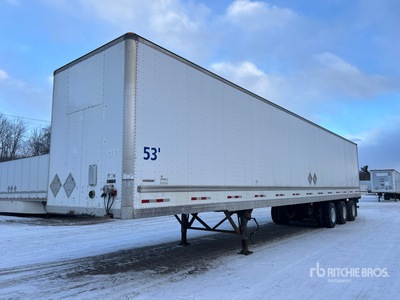 2010 Manac 53 ft x 102 in Tri/A Gesloten aanhangwagen