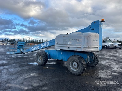 2000 Genie S60 4WD Dual Fuel Telescopic Boom Lift