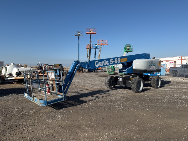 2019 Genie S-65 4WD Diesel Telescopic Boom Lift