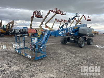 2019 Genie S65 4WD Diesel Telescopic Boom Lift