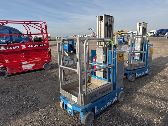 2019 Genie GR-20 Vertical Mast Lift