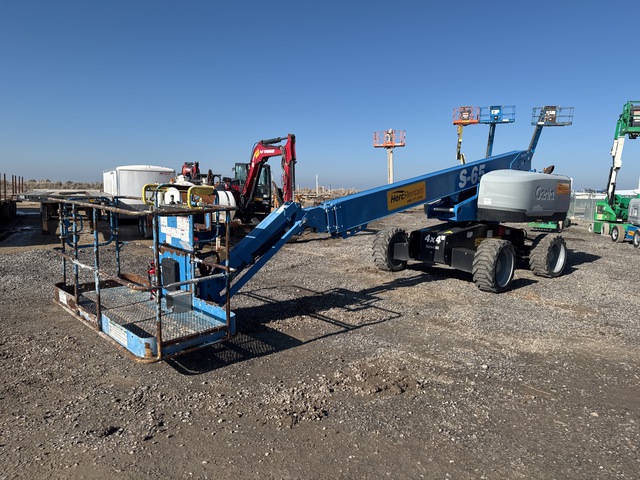 2018 Genie S-65 4WD Diesel Telescopic Boom Lift