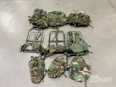 (61) Sustainment Pouches, (15) Field Packs & (7) Field Pack Frames