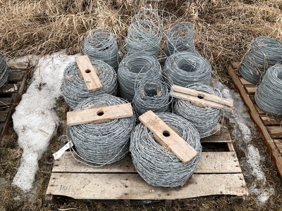 Quantity of Barbed & High Tensile Wire
