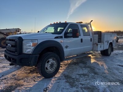 2012 Ford F-550 4x4 Crew Cab Autocarro officina