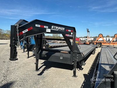 2025 Stryker 40 ft T/A Gooseneck Equipment Trailer