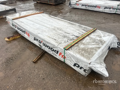 Quantity of (64) SPF Fire Retardant Lumber