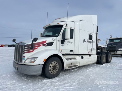 2018 Peterbilt 579 6x4 Cabeza Tractora Cabina Dormitorio