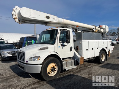 2014 Altec AM55E 56 ft on 2014 Freightliner M2106 4x2 Bucket Truck