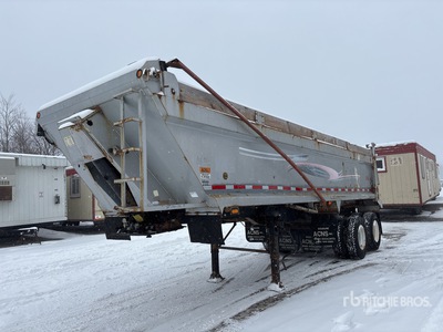 ACNS 28 ft T/A kiep aanhangwagen