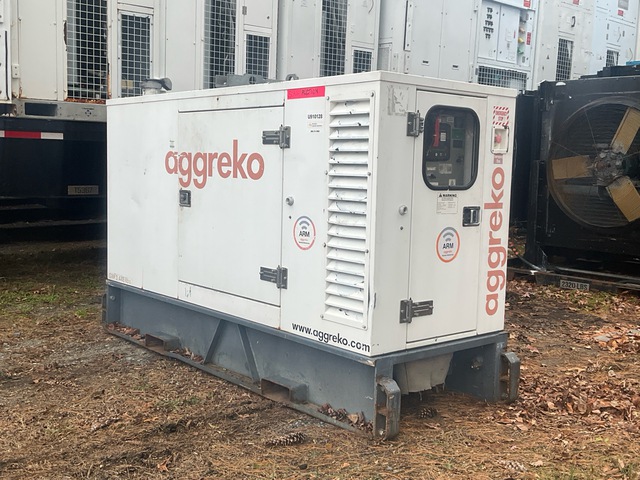 2013 Aggreko 54 kW Skid-Mounted Generator Set