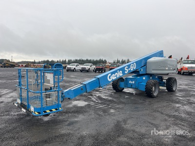 2008 Genie S-60 4WD Diesel Telescopische hoogwerker