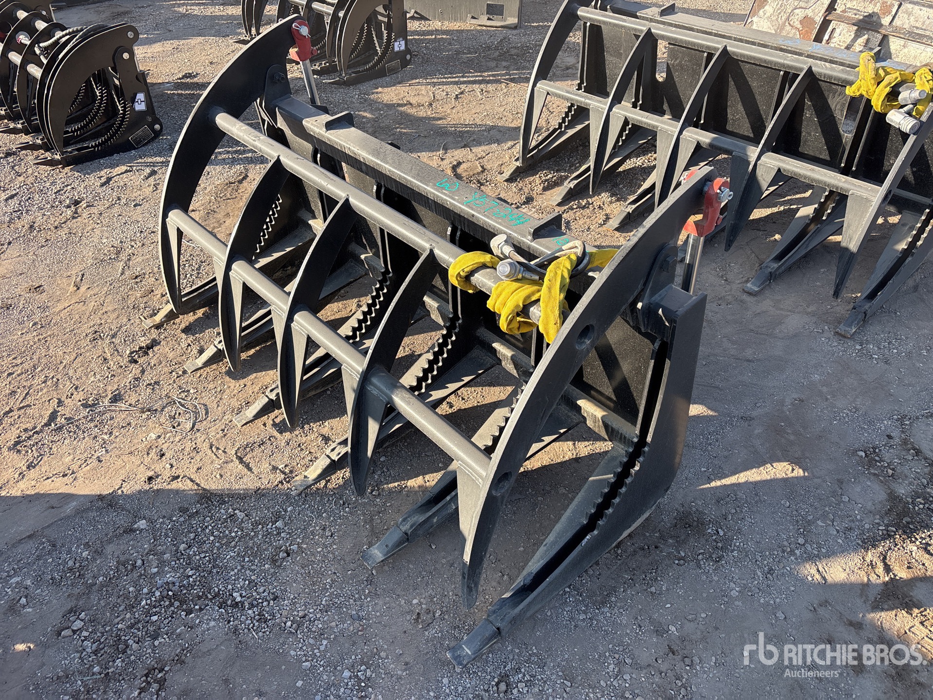 Mid-State 60 In E-Series Skid Steer Root Rake (Unused)