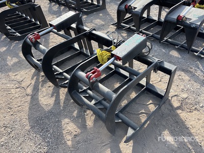 All-Star 68 In E-Series Root Skid Steer Grapple (Unused)