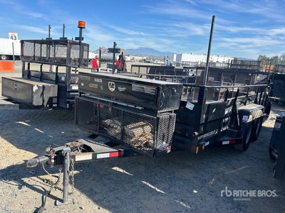 2019 Marksman 14 ft T/A Remorque d'aménagement paysager