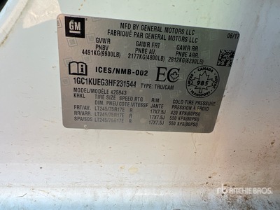 2017 Chevrolet Silverado 2500 4x4 Crew Cab Pickup