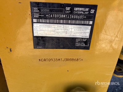 2020 Cat 938M Wiellader