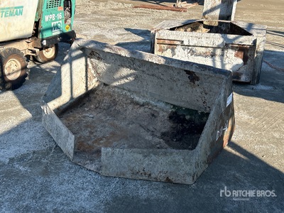 3/4 yd Mélangeur de béton pour chargeuse à différentiel