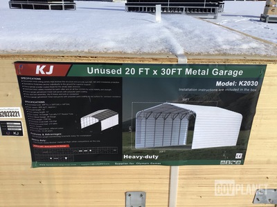 KJ K2030 Metal Garage - Unused