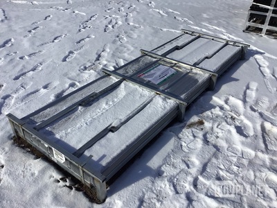 (100) Piece Lot of 10' Long Corrugated Steel Panels