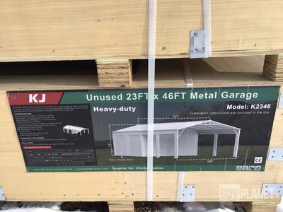 KJ K2346 Metal Garage - Unused