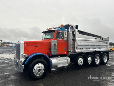 1990 Peterbilt 378 10x4 Quad/A Dump Truck
