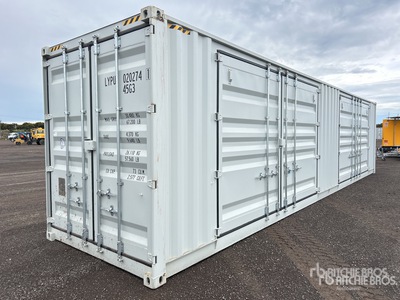 2025 40 ft High Cube Multi-Door Storage Container