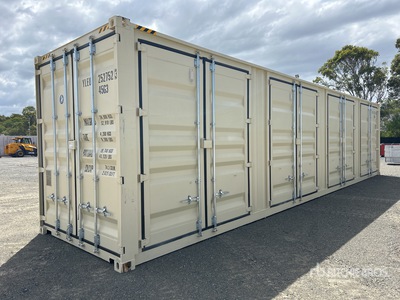 2025 40 ft High Cube Multi-Door Storage Container