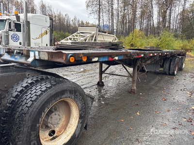 1984 Transcraft TL90K-40 45 ton 40 ft T/A Spread Axle Remorque à plateau