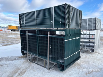 Quantity of (56) 2026 Suihe 10 ft Powder Coated Livestock Panel (Unused)