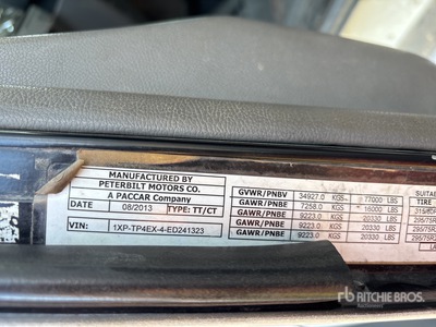 2014 Peterbilt 367 8x6 Heavy Haul Cabeza Tractora Cabina Dormitorio