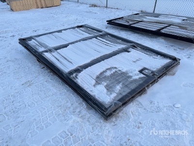 Quantity of (2) 2026 Suihe 18 ft x 6 ft 6 in Steel Bi-Parting Driveway Gate (Unused)