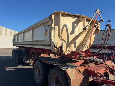 2012 Azmeb 8.7 m Tri/A Rimorchio ribaltabile laterale