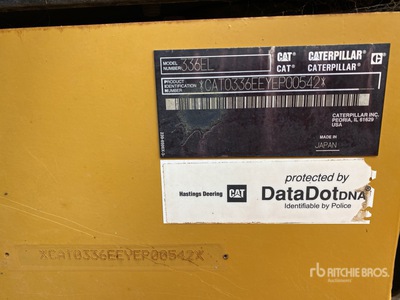 2014 Cat 336 EL Excavadora de Cadenas