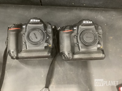 (2) Nikon D4 Cameras