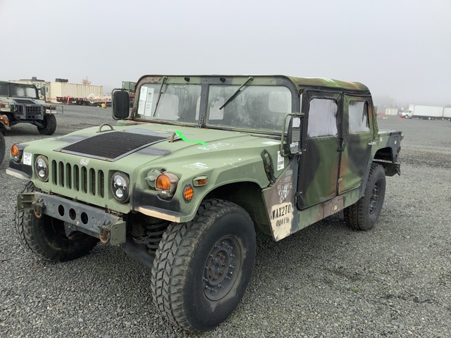 2008 AM General M1097R1 HMMWV 4 Door Soft Top w/Truck Body