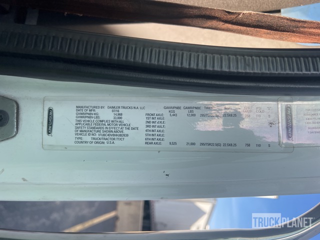 CAMIóN 2017 FREIGHTLINER