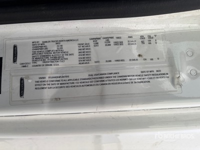 2023 Freightliner Cascadia 126 Tracteur routier couchette