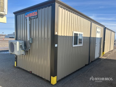 20 ft x 8 ft Frameless Mobile Office