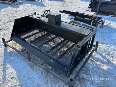 2025 GIYI GY-VB59 73 in Vibrating Godet de Criblage pour Chargeuse à Direction à Glissement (Unused)