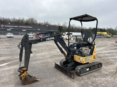 2016 John Deere 17G Mini pelle hydraulique