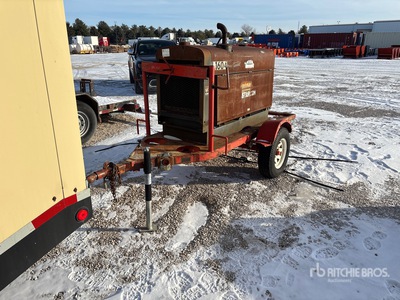 2002 Lincoln Electric SA250 250 A Mobile Stick Spawarka napędzana silnikiem