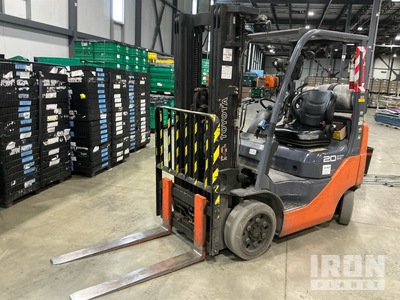 2014 Toyota 8FGCU20 3950 lb Cushion Tire Forklift