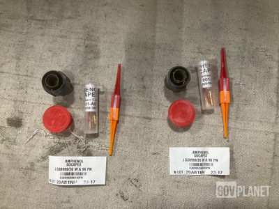 (46) Amphenol D38999/26WA98PN Electrical Plug Connectors