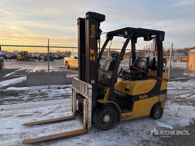 1997 Yale GC060VX 5700 lb Pneumatic Tire Forklift (Inoperable)